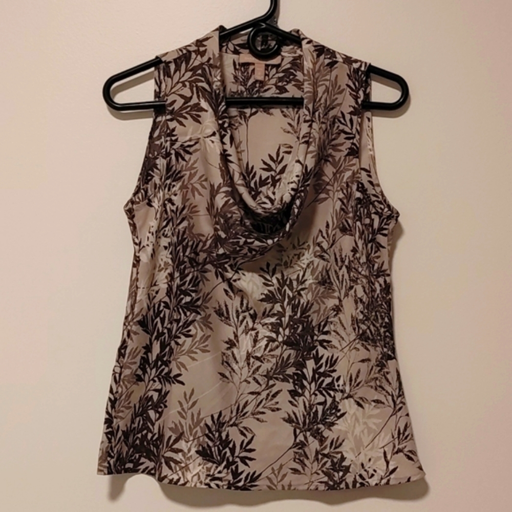 Banana Republic Sleeveless Blouse with Scoop Neck | Women's Petite Size S
